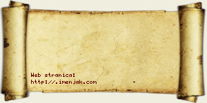 Kaća Beljić vizit kartica